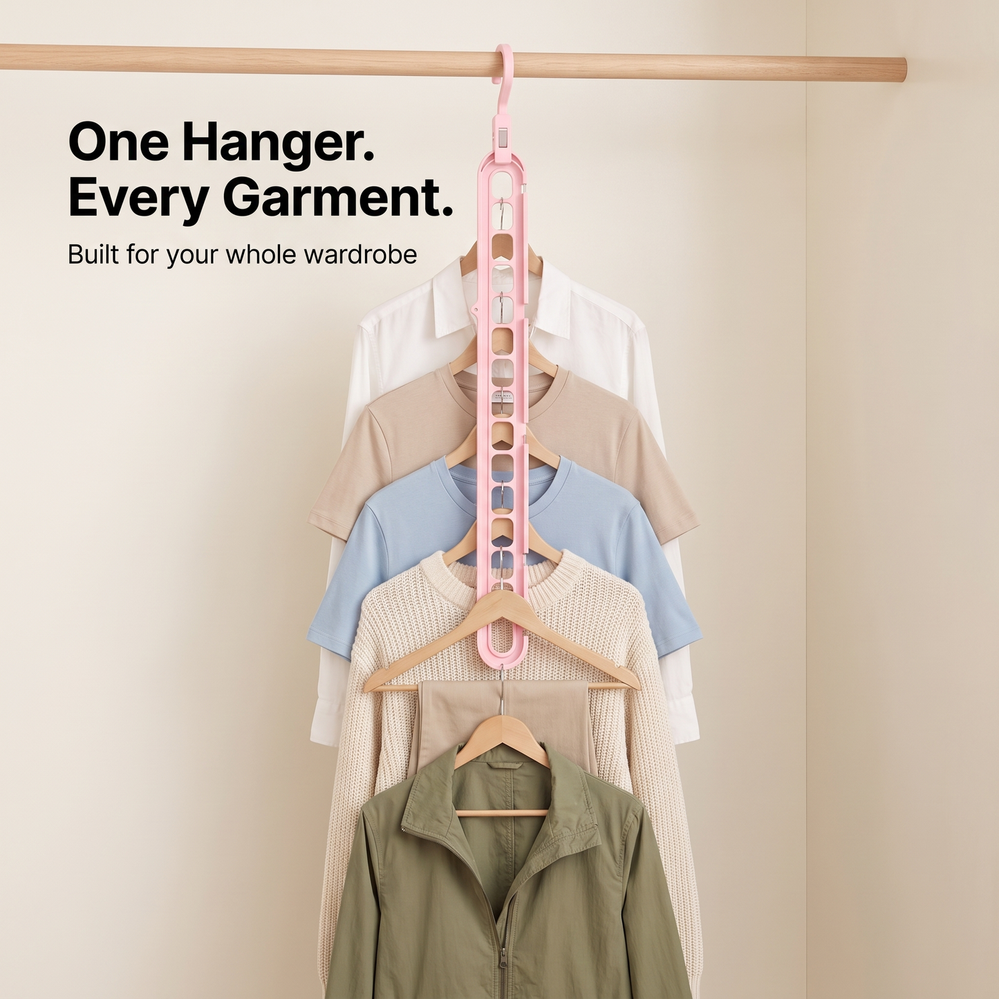 9 in 1 Magic Hanger Storage Rack: Closet Organizer