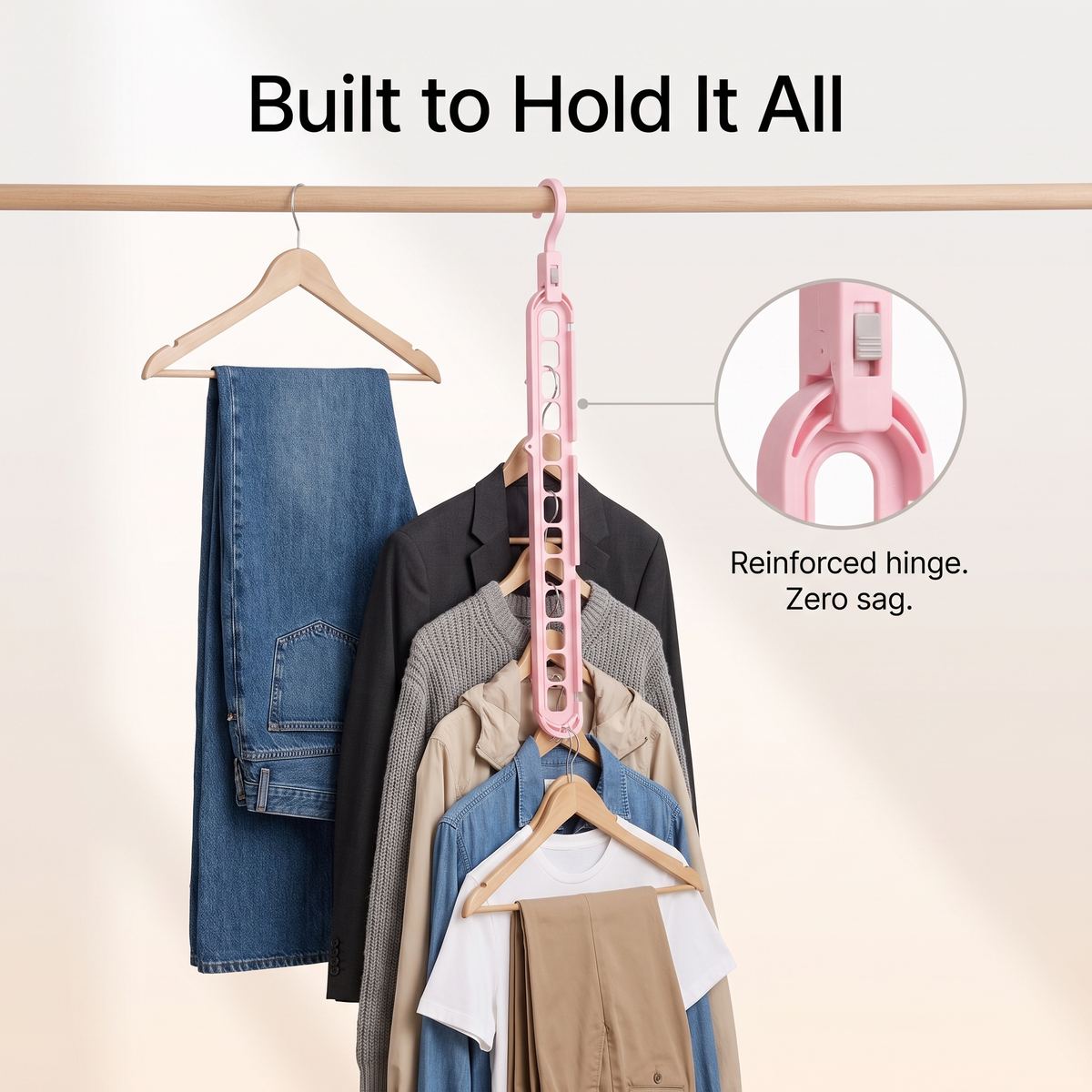 9 in 1 Magic Hanger Storage Rack: Closet Organizer