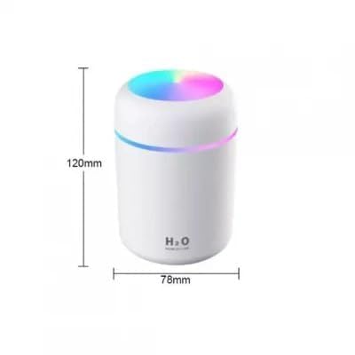 Portable Mini Humidifier with Night Light – Quiet 2 Mist Modes