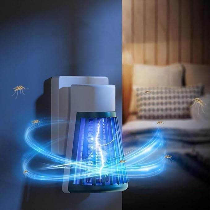 Electric Mosquito Killer Lamp with UV Light, Silent Insect Trap for Home, Bedroom and Office.