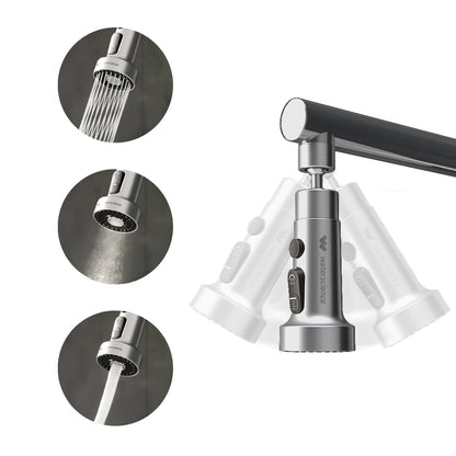 Tap Extension for Kitchen Sink | 3 Flow Modes | Flexible Faucet Extender for Taps