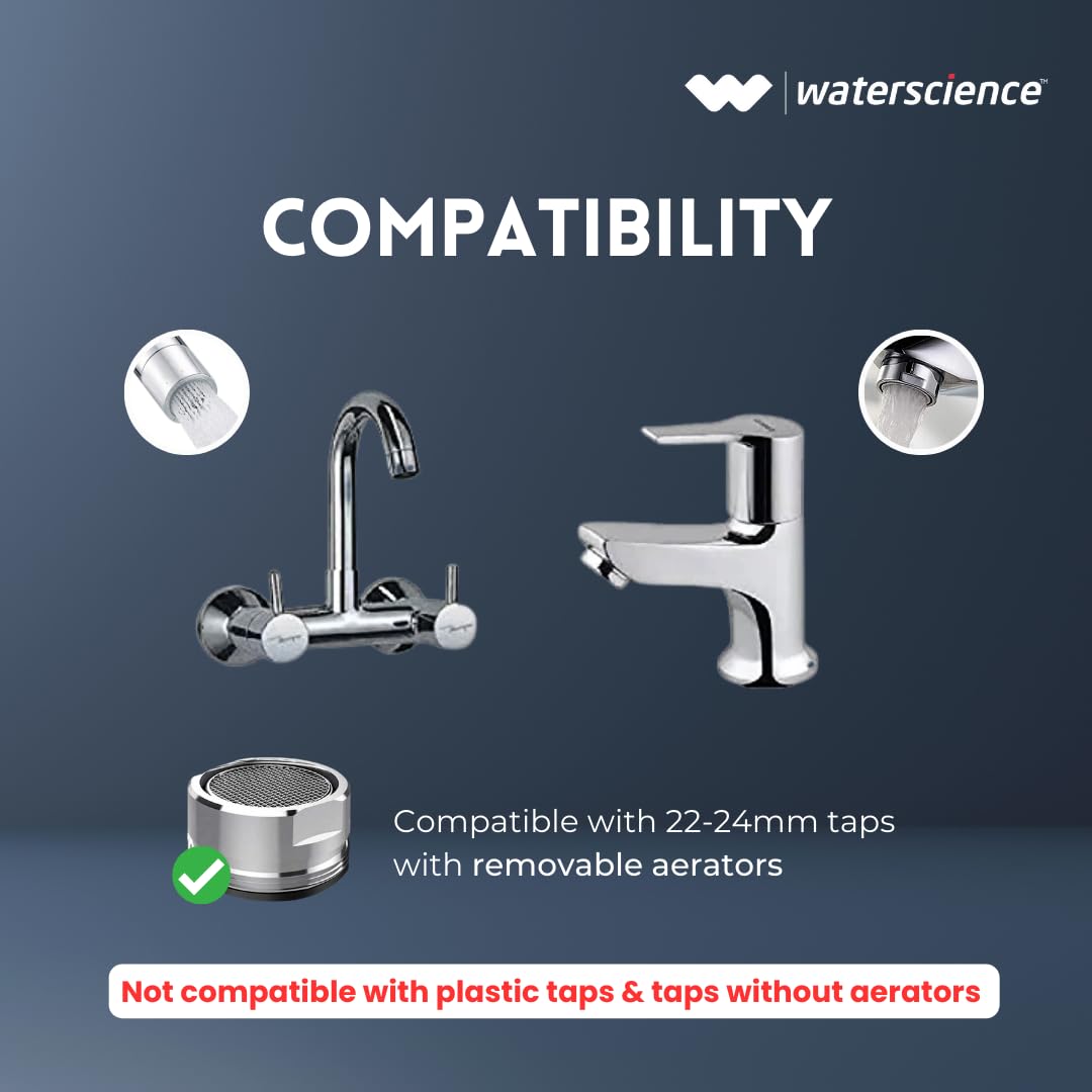 Tap Extension for Kitchen Sink | 3 Flow Modes | Flexible Faucet Extender for Taps