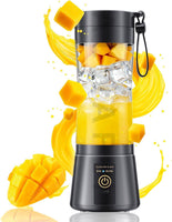 Portable Blender, Mini Personal Blender Bottles for shakes and smoothies, Cordless with USB Rechargeable To Go Mixer Electric juicer Cup for Fruit Juice Protein mixes Travel Juice Maker