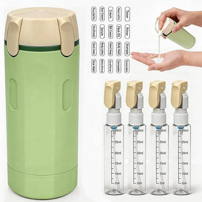 4 in 1 Travel Dispenser Bottle Set