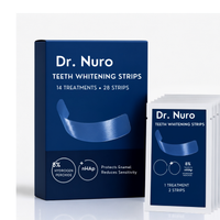 Dr. Nuro Teeth Whitening Strips | 14 Treatments | Enamel Safe Formula
