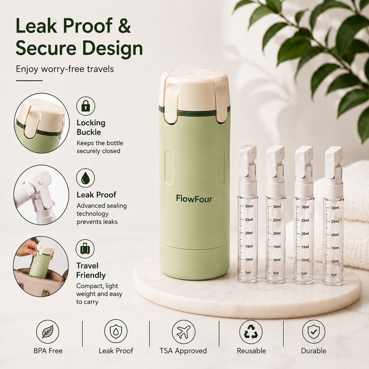 Flow Four - 4 in 1 Bottle Dispenser.