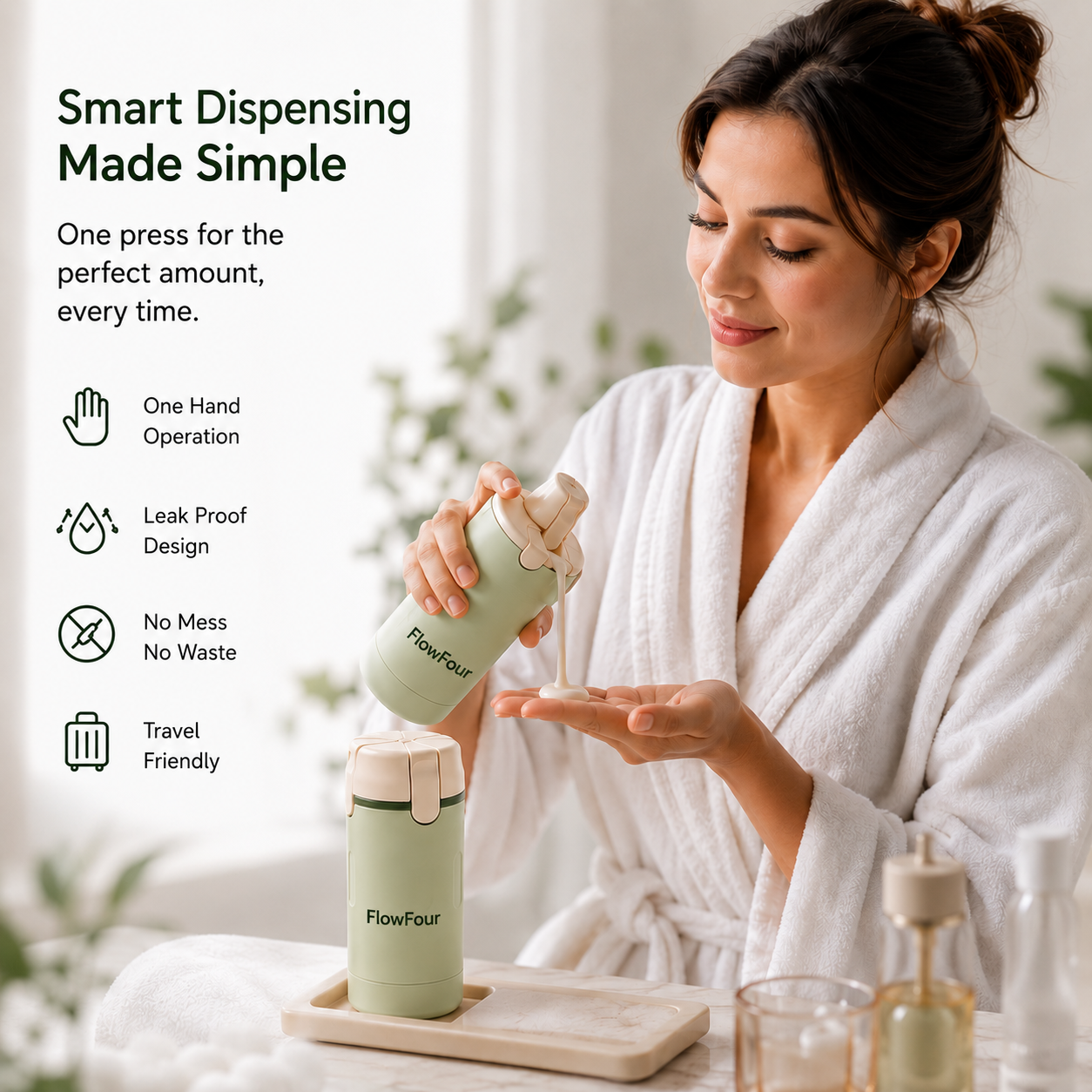 Flow Four - 4 in 1 Bottle Dispenser.