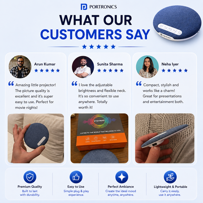 Portronics™ Pillow Pod - Sleep Speaker.